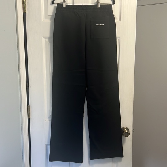 ACNE STUDIOS High Waist Wide Leg Sweatpants Small - Picture 8 of 12